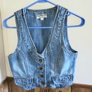 denim vest
